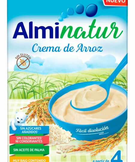 Alminatur Crema de Arroz Papilla a partir de los 4 meses 250g