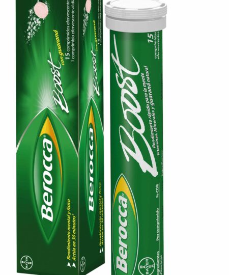 Berocca Boost Guaraná Efervescentes Vitaminas Rendimiento - 15 ef
