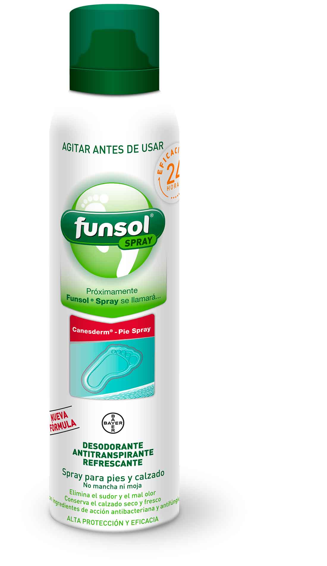 Funsol Desodorante Spray Pies Calzado Limpieza Frescor - 150 ml