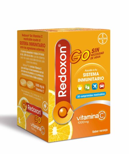 Redoxon Go Naranja masticables Vitaminas Defensas - 30 mast
