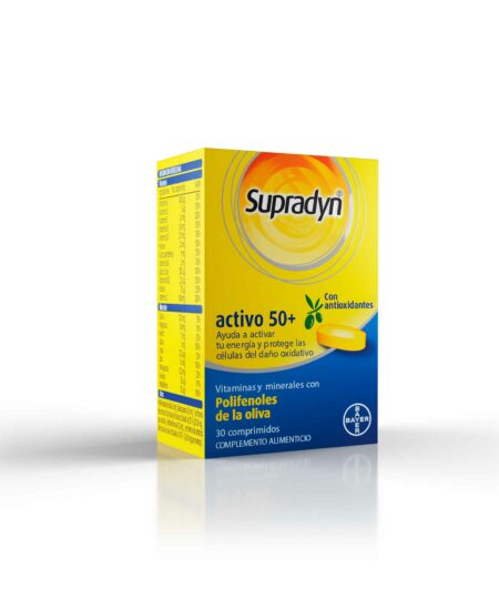 Supradyn Activo 50 Vitaminas adultos + 50 años Energía Vitalidad - 30 comp