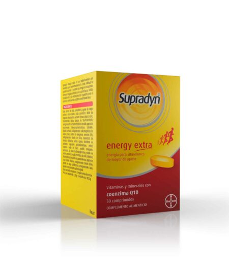 Supradyn Energy Extra Vitaminas Energía Deporte - 30 comp