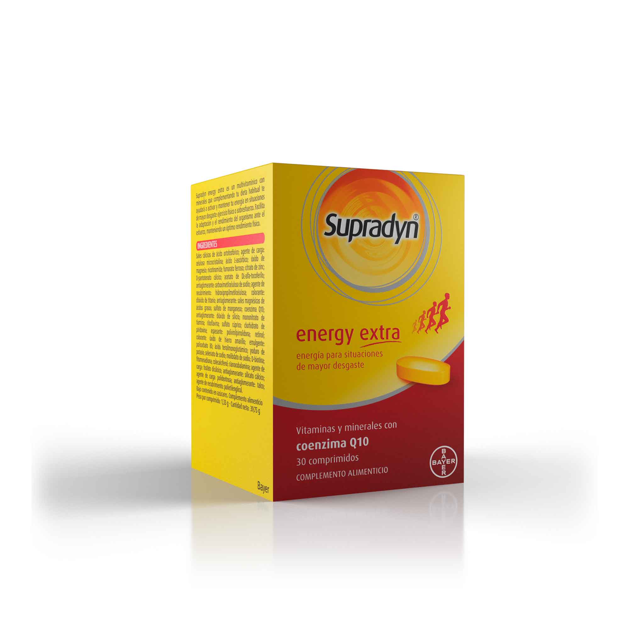 Supradyn Energy Extra Vitaminas Energía Deporte - 30 comp