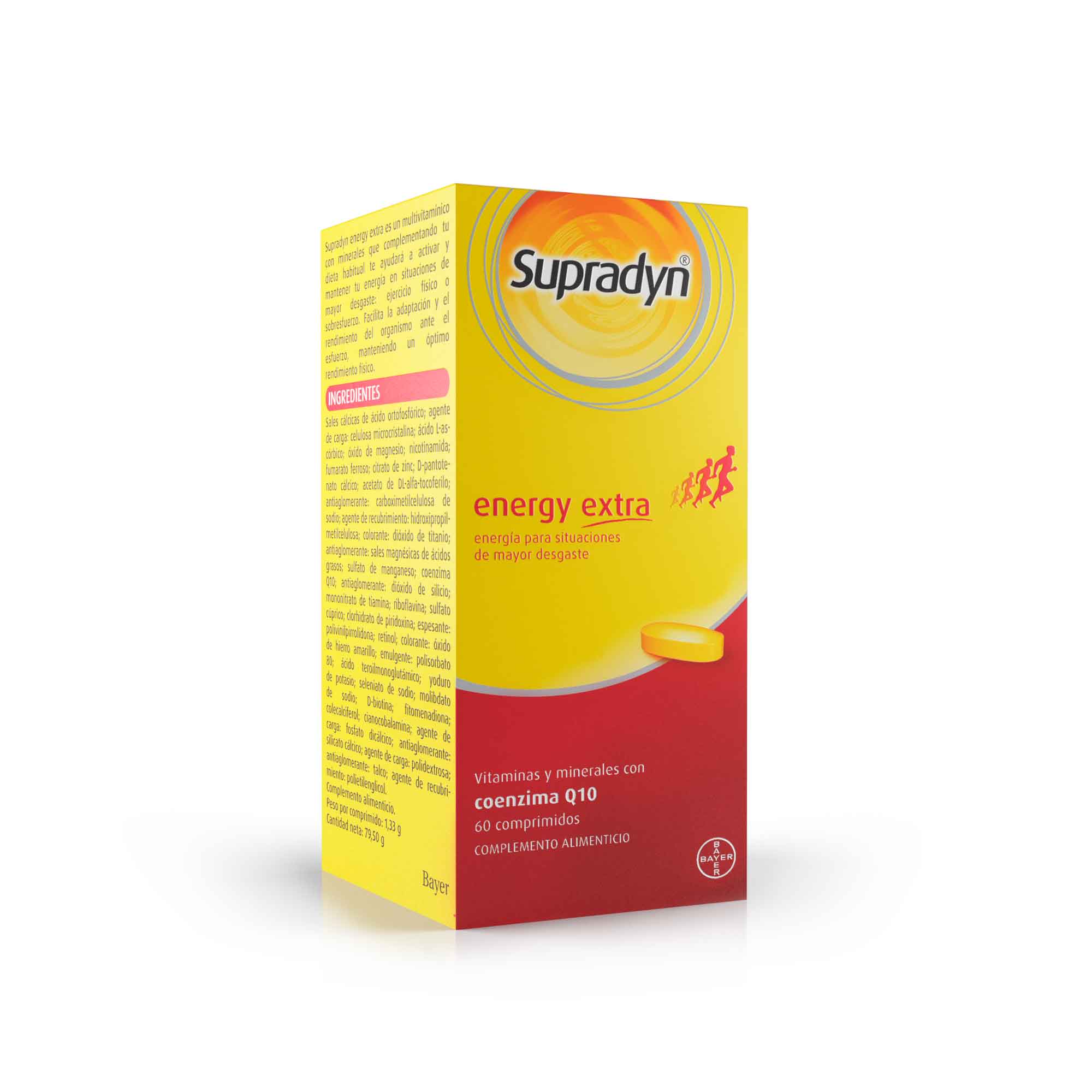 Supradyn Energy Extra Vitaminas Energía Deporte - 60 comp
