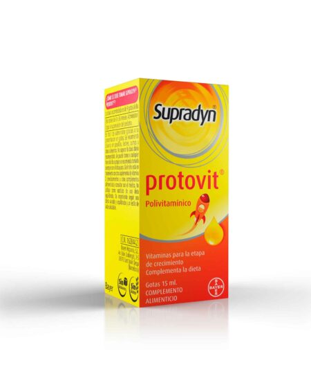 Supradyn Protovit Vitaminas Minerales Crecimiento niños edad pediátrica - 15 ml