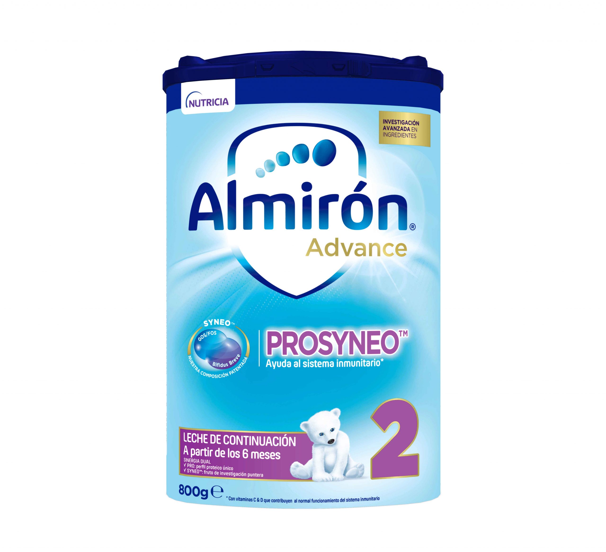 Almirón ProSyneo 2 Leche de continuación en polvo desde los 6 meses 800g