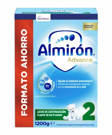 Almirón Advance 2 Leche de continuación en polvo desde los 6 meses 1,2kg
